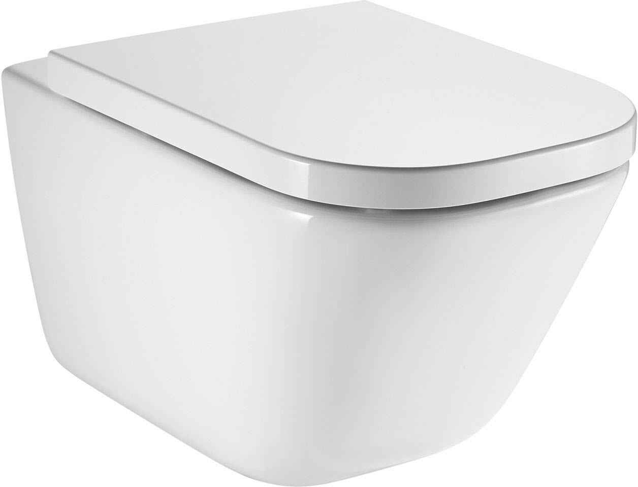 Roca The Gap wall-mounted WC, rimless A34647L000