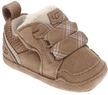 UGG Baby Lowmel (Kids Infant) Casual Shoes in Chestnut, Size 2/3 Infant M, Textile