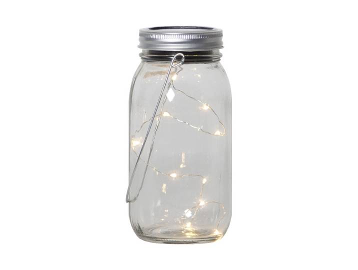 Star Trading Solar-Laterne Jamjar Glas IPx4