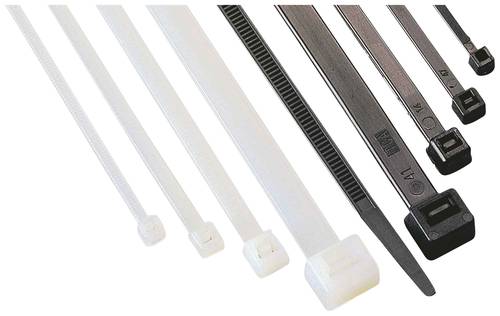 HELU 90154-100 PA T3-75 Kabelbinder 280mm 3.5mm Transparent 100St.