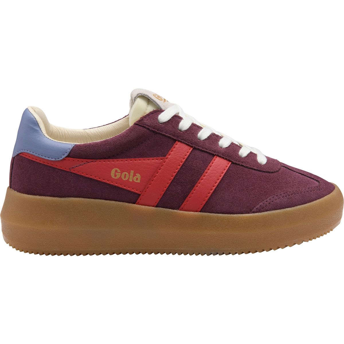 Gola Athena Sneaker Women windsor wine/red/lavender/gum (RV) 39 CLB573-RV-39-windsorwineredlavendergum