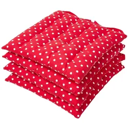 STUHLKISSEN 4er-Set, Polka Dots 40/40/5 cm