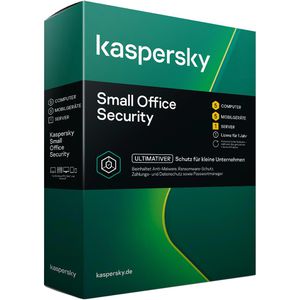 Kaspersky Antivirensoftware Small Office Security, Vollversion, PKC, 5 Geräte, Jahreslizenz, deutsch