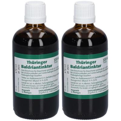 Thüringer Baldriantinktur 2x 2x100 ml Tinktur