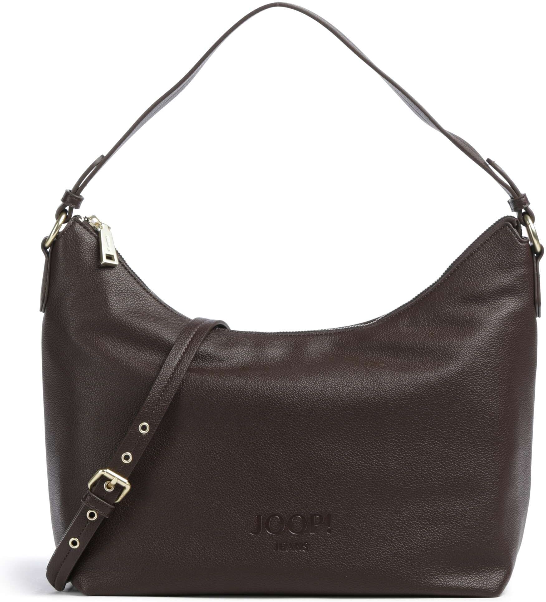 JOOP! Jeans Cuore Lettera Dalia Beuteltasche aus Leder, braun