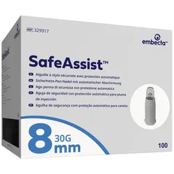 Safeassist Sicherheits-pen-nadel 8 Mm 100 St