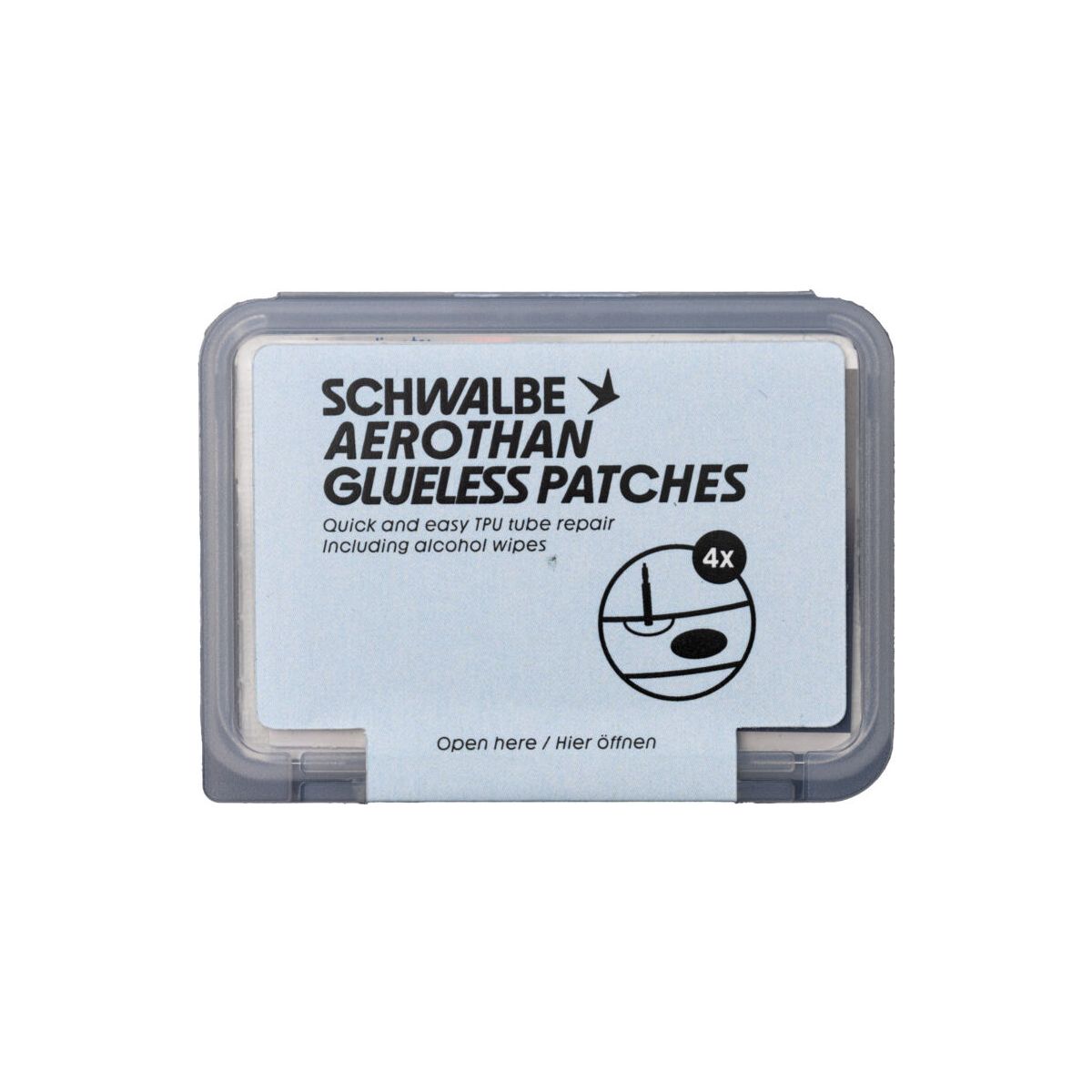 Schwalbe Glueless Patches (4 Stk. Selbstklebende Flicken) neutral SB3900.02