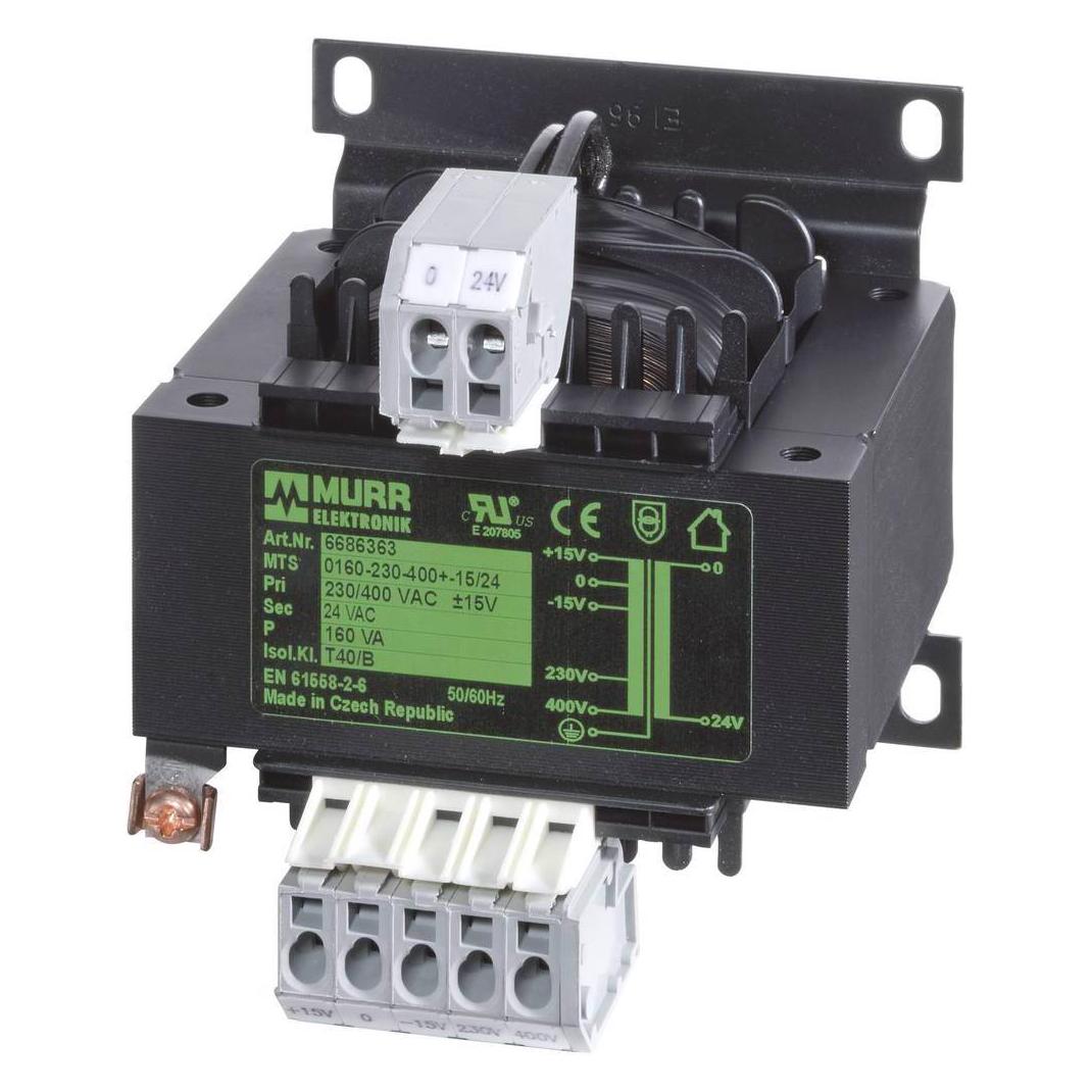 Murr Elektronik Einphasen Steuer und Trenntransformator Serie MST (6686309)