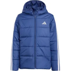 adidas Essentials 3-Streifen Padded Winterjacke ältere Kinder JL7403 - dark blue/white 164