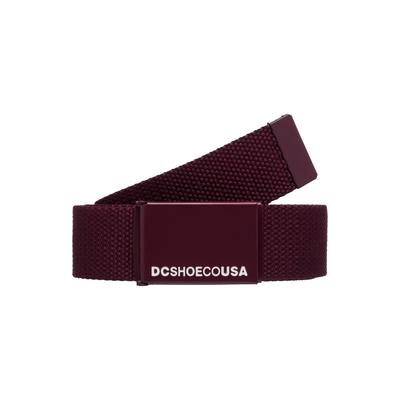 Synthetikgürtel DC SHOES "Web", Herren, rot (fig), Kunstfaser, Gürtel