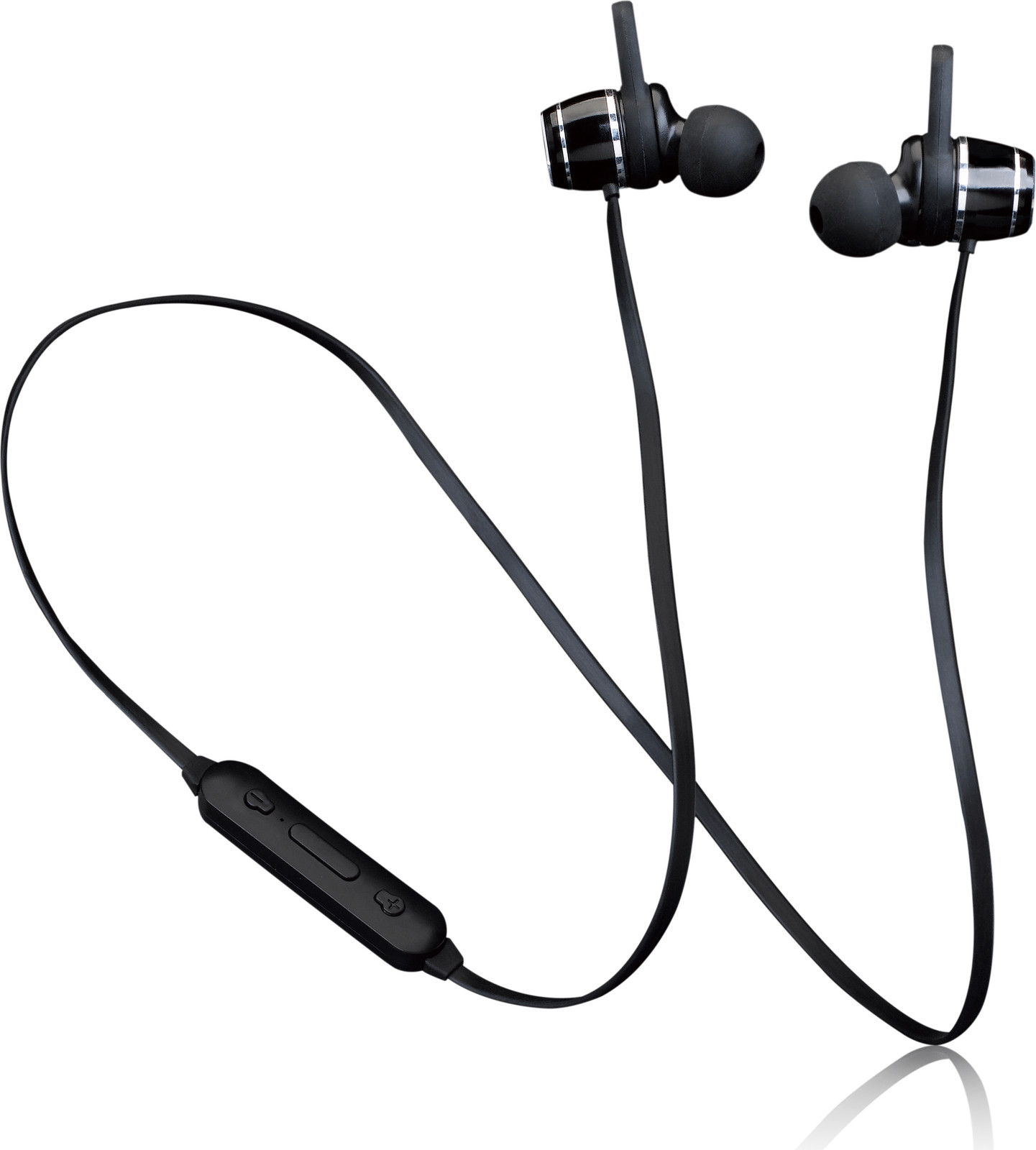 Lenco EPB-030 draadloze Bluetooth-koptelefoon zwart met zweetbestendigheid
