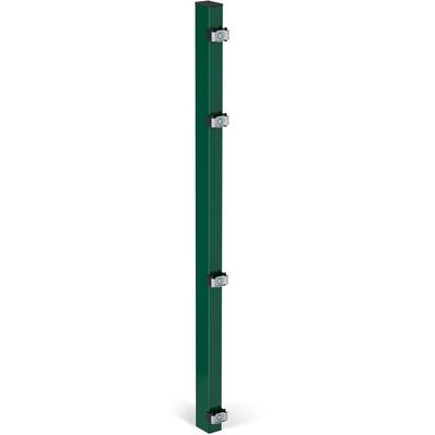 Alberts "60x40 mm für Doppelstabmattenzaun" 107,5 cm, zur Befestigung mit Einschlag-Bodenhülse oder Pfostenträger