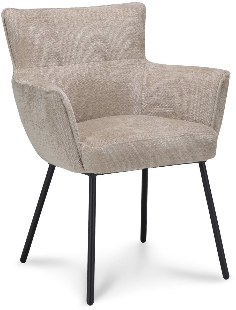 Icon Living Armstoel Nora Stof Movie Desert Leg Black