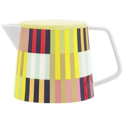 Remember Porzellan Teekanne HAVANNA - 1,2 Liter - bunt gestreift
