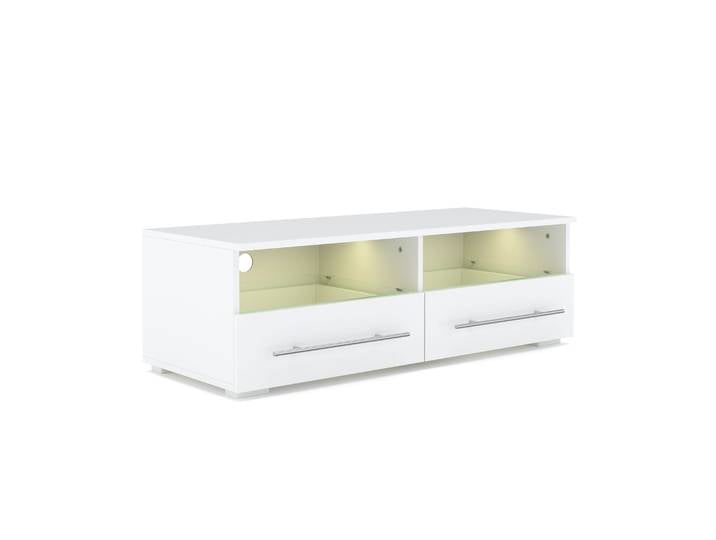 TV Möbel LED CLOONEY weiss