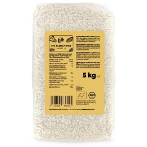 KoRo Reis Basmati, BIO, Langkorn, lose, 5 kg