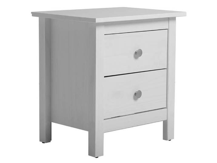 CHEVET BETTY 2 TIROIRS BLANC VS VENTA-STOCK