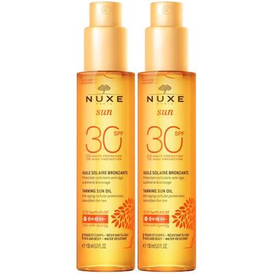 Nuxe Sun Sonnenöl Gesicht & Körper LSF 30 x2 2x150 ml Öl