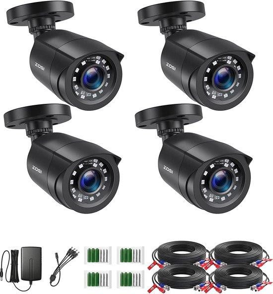 Compacte WiFi Beveiligingscamera Set in HD-kwaliteit - Zwart