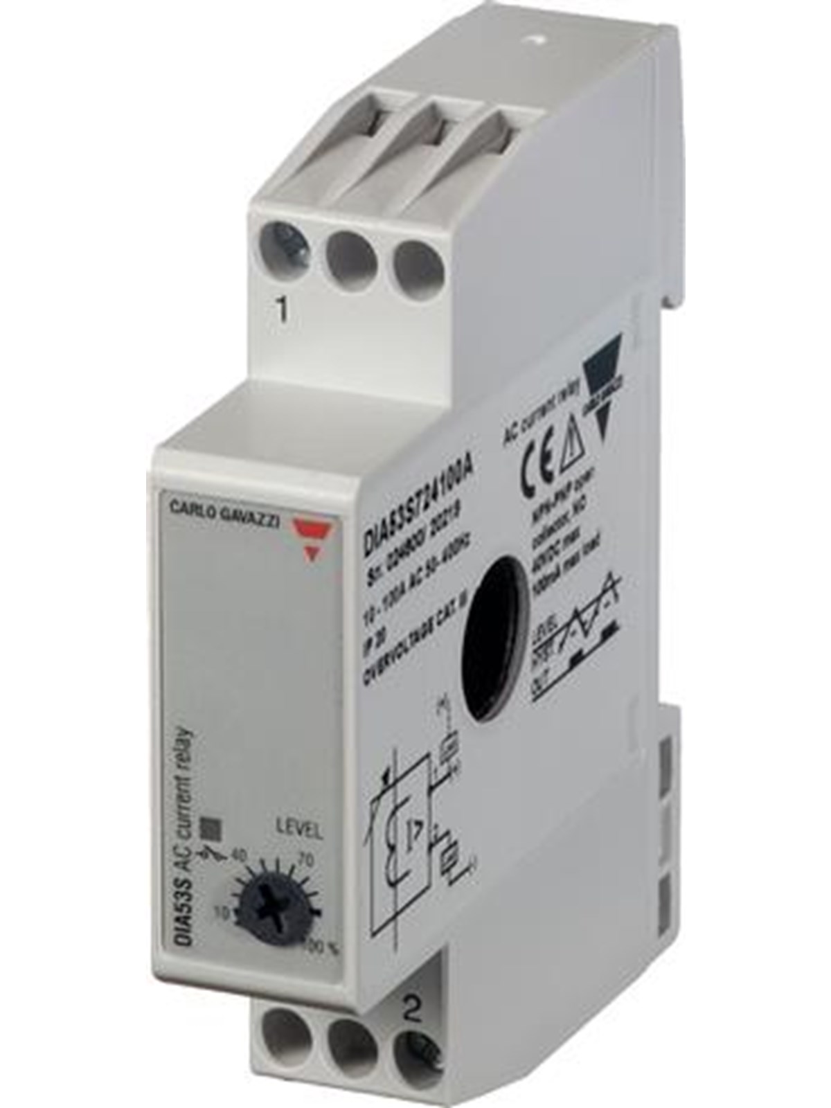 Carlo Gavazzi Monitoring relays ac current relay dia53s72450a