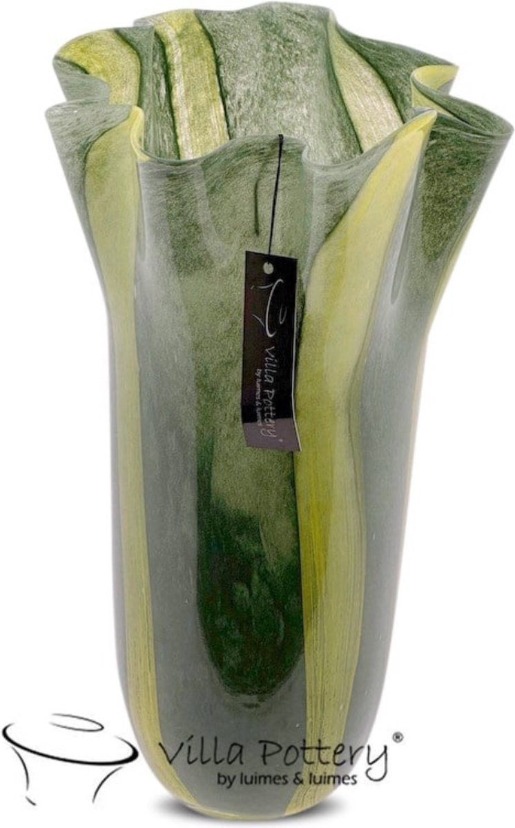 Villa Pottery Lolly Pop 5 Green Vaas