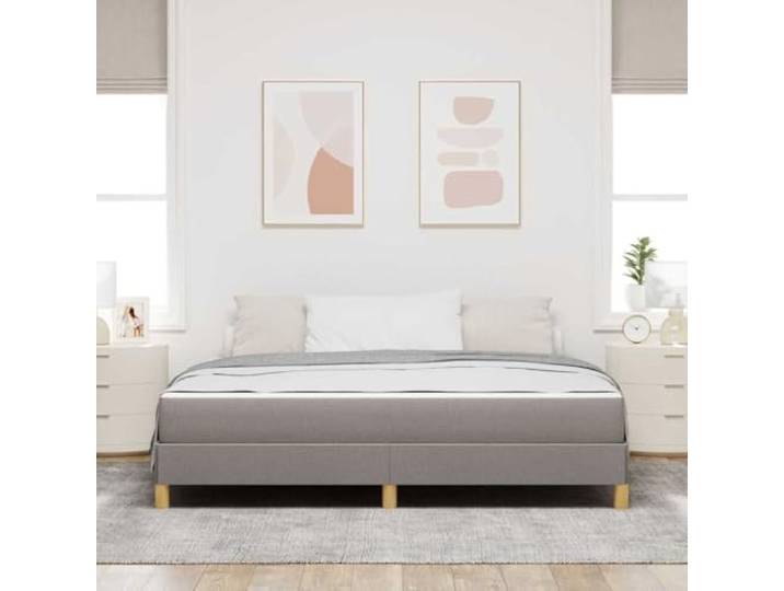 KTHLBRH Boxspringbett mit Matratze 180 x 200 cm Stoff Bezug aus Stoff, technisches Holz, modernes Design, Doppelbett