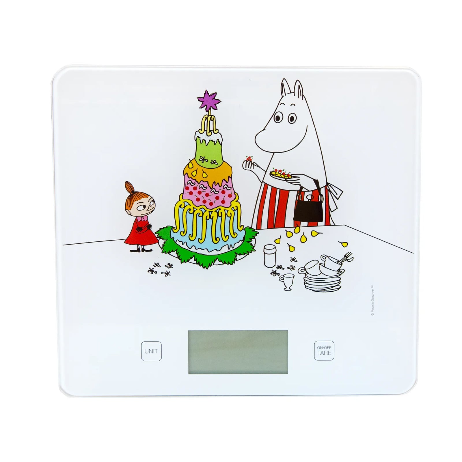 Bengt Ek Design keukenweegschaal met Moominmotief Wit