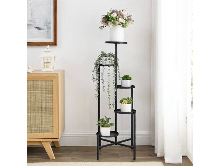 Porte-pot de Fleur en Spirale étagère à Cinq Couches Support pour Plantes d'intérieur Vasque Panier Suspendu