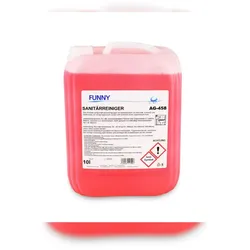 Plock GmbH Sanitärreiniger Funny - 2 x 10 L - entfernt Kalk, Seifenreste und Schmutz