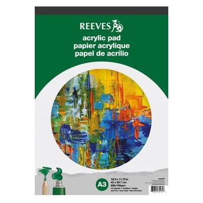 Winsor & Newton Reeves acrylic pad A3 190g 15 pages (A3) (780804861495)