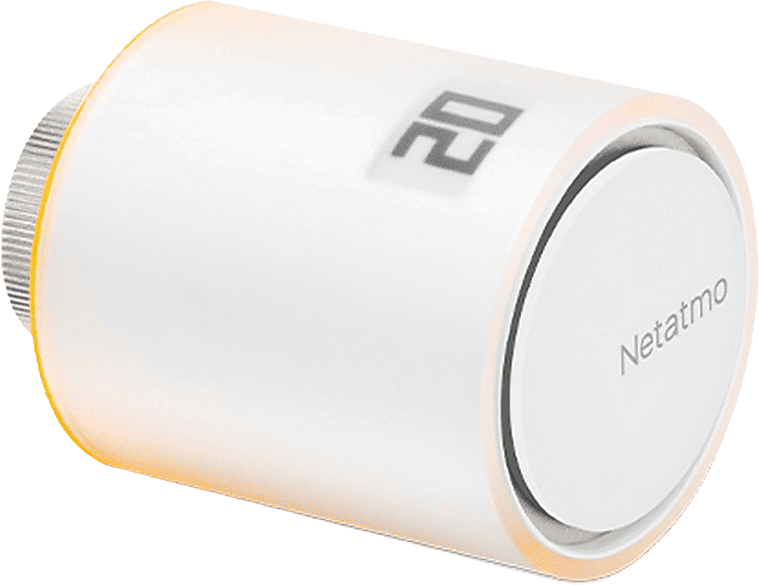 Válvula termostática - Netatmo NAV-ES, Accesorio del termostato, Control remoto vía App, Regulación inteligente, Blanco