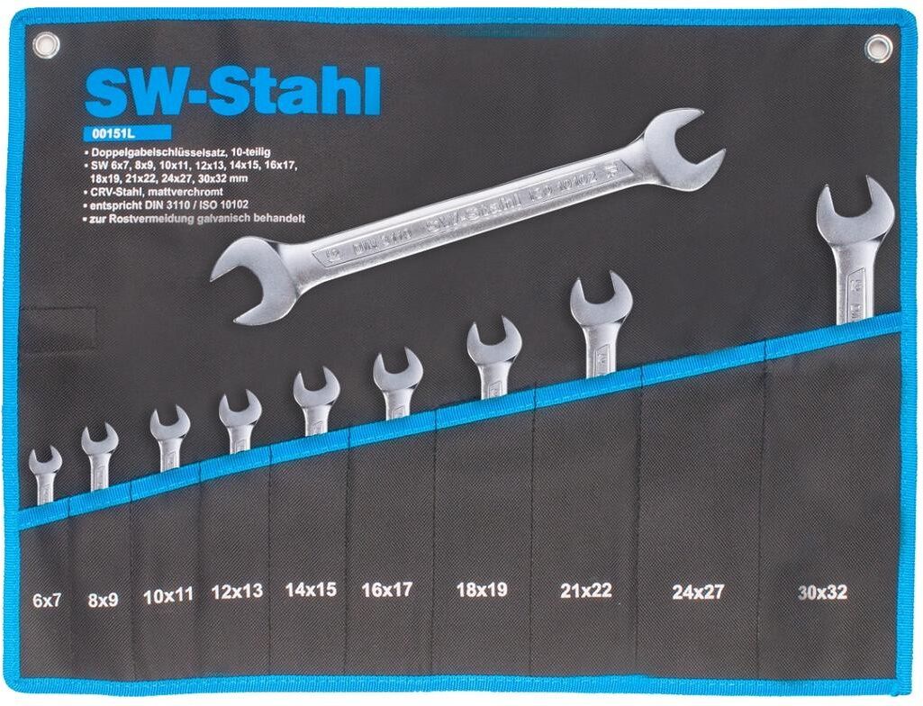 SW-Stahl 00151L Open-end Spanner Set
