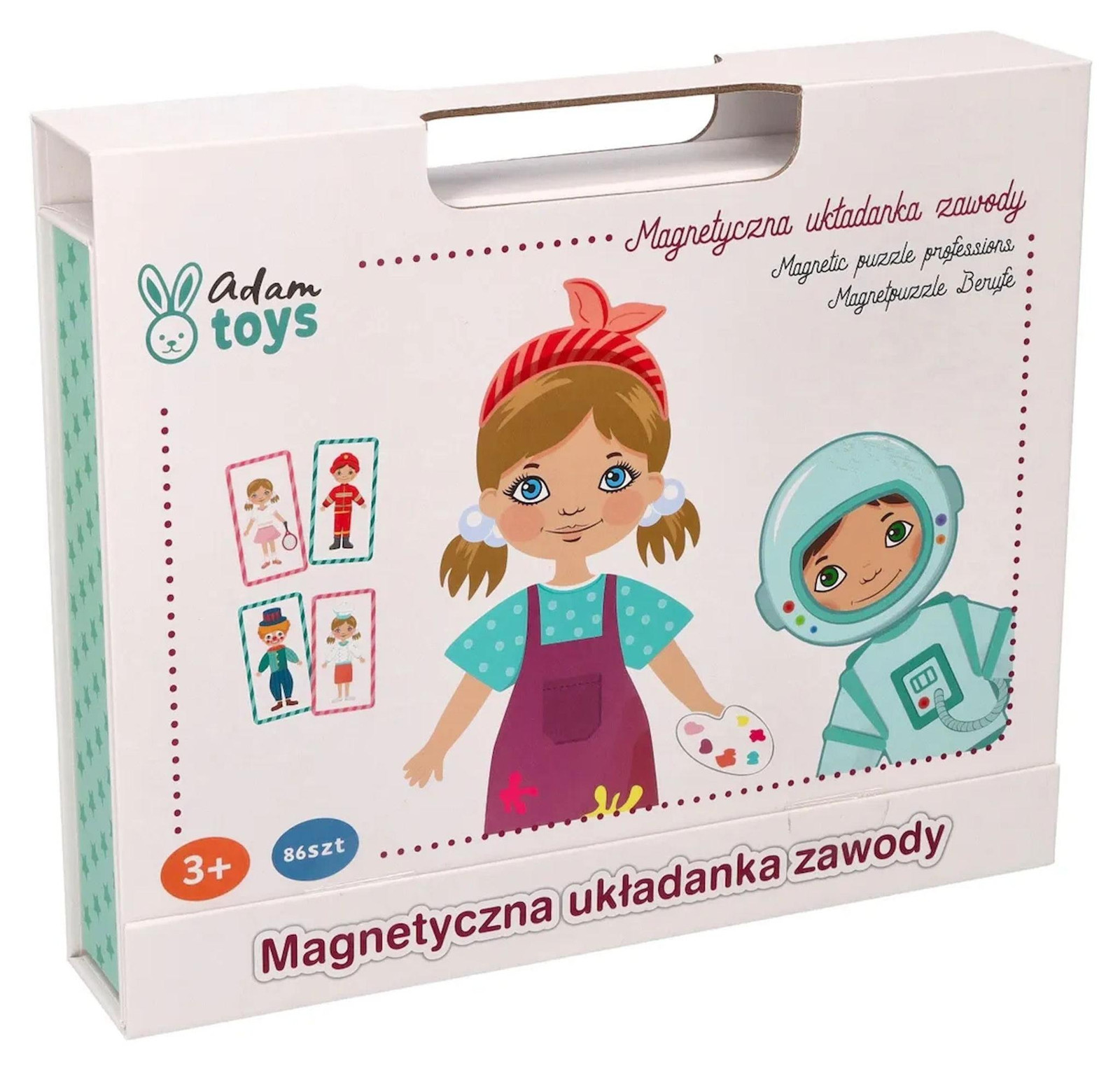 Adam Toys Magnetische puzzelbord - Beroepen