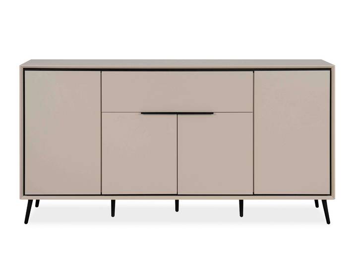 Finori Arona 51B Sideboard 175x90x38 cm Sand/Schwarz