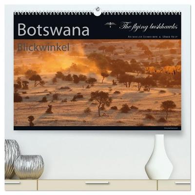 Botswana Blickwinkel 2027 (hochwertiger Premium Wandkalender 2027 DIN A2 quer), Kunstdruck in Hochglanz