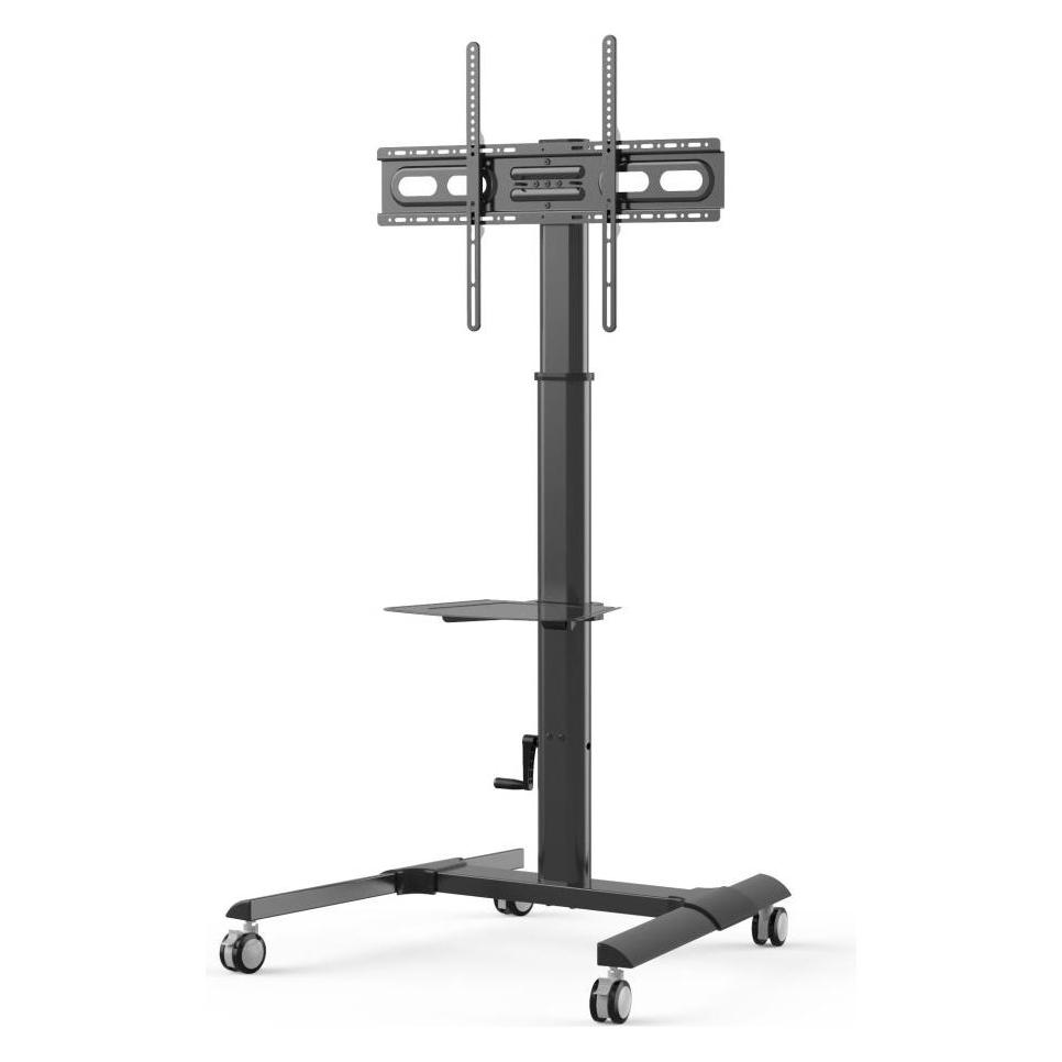 Techly TV Trolley für LCD LED TV 81,28-177,8cm 32-70Zoll schwarz mit Ablage (40 kg, 32" - 70") (ICA-TR228)