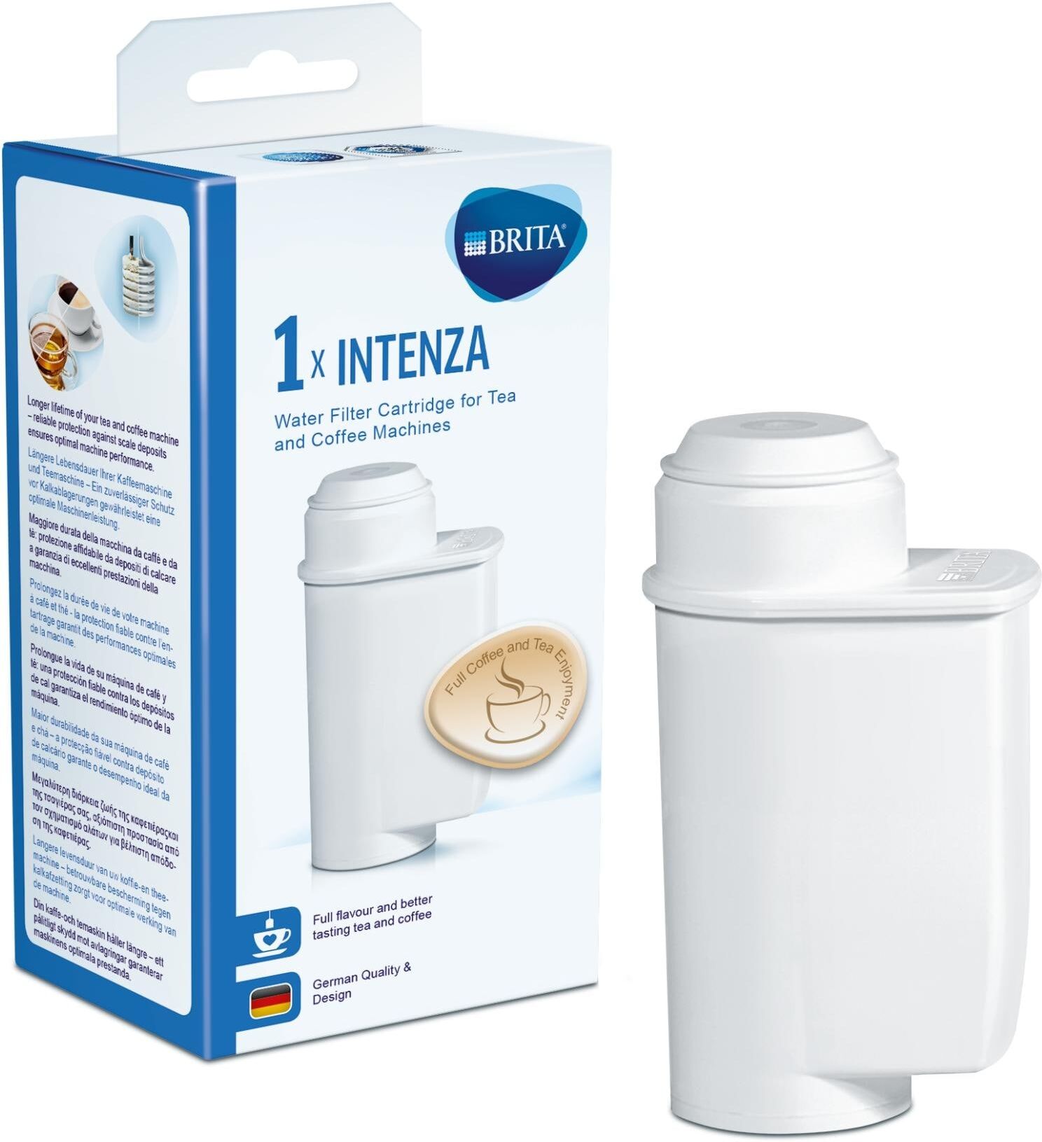 Wasserfilter SOLIS OF SWITZERLAND "Brita Intenza 1 Stück", weiss (weiß), Filterkartuschen, Wasserfilter weiß Einheitsgröße