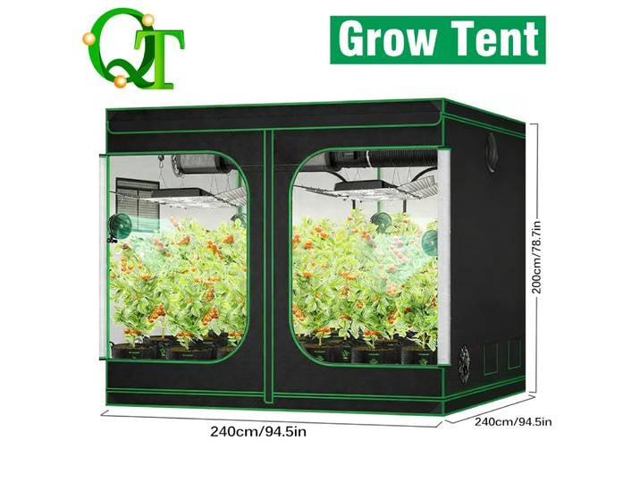 Serre de culture pour plantes, tente de culture intérieure en tissu Oxford 600D pour plantes en pot, culture en serre