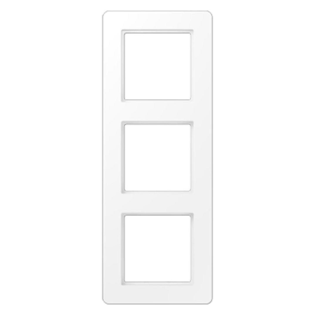 JUNG Rahmen 3f A flow AF583BFWWM schneeweiss (AF583BFWWM)