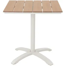 Ebuy24, Gartentisch + Balkontisch, Cafetisch Mads (70 x 70 x 72 cm)
