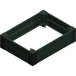 Schneider Electric Sockel-Frontelement 1000x400x100mm, Serverschrank Zubehör, Grau
