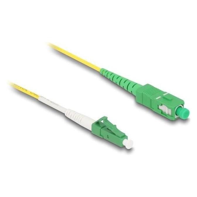Delock Kabel Lichtwellenleiter LC-APC zu SC-APC Simplex Sing (10 m) (83876)