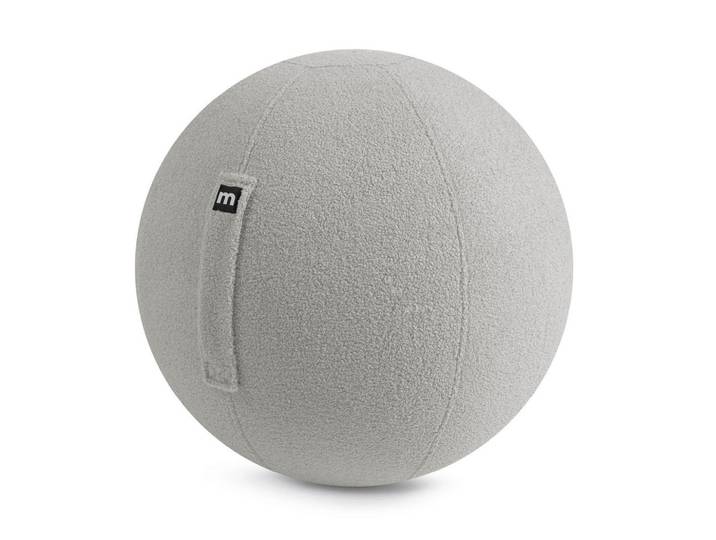 Mokebo Sitzball Der Runde, Grau, 65x65x65 cm, Wohnzimmer, Sessel, Sitzsäcke, XXL Sitzsäcke