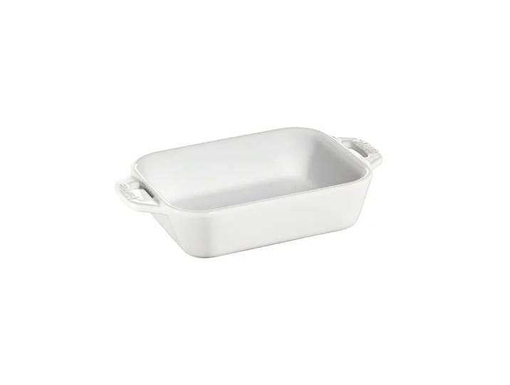 STAUB Plat de cuisson rectangulaire Staub 14x11 cm blanc