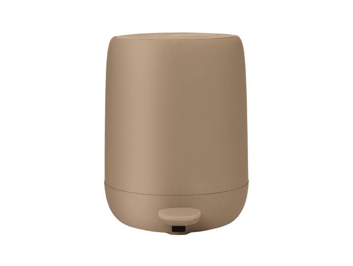 Kosmetikeimer BLOMUS Sono , braun, B:25,8cm H:30,5cm T:23,1cm, Kunststoff, Mülleimer, Kosmetikeimer
