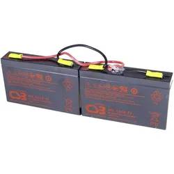 CSB Battery Blei-Akkumulator, 12 V-, 5,6 Ah geeignet für APC RBC18 (1 Stk., 5600 mAh), Batterien + Akkus