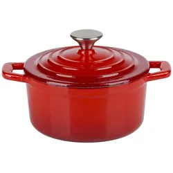 alpina Kasserolle Rot 14cm, Pfanne + Kochtopf, Rot