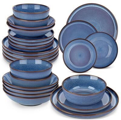 vancasso SATA 16/18/24 Piece Stoneware Dinnerware Set Service for 4/6