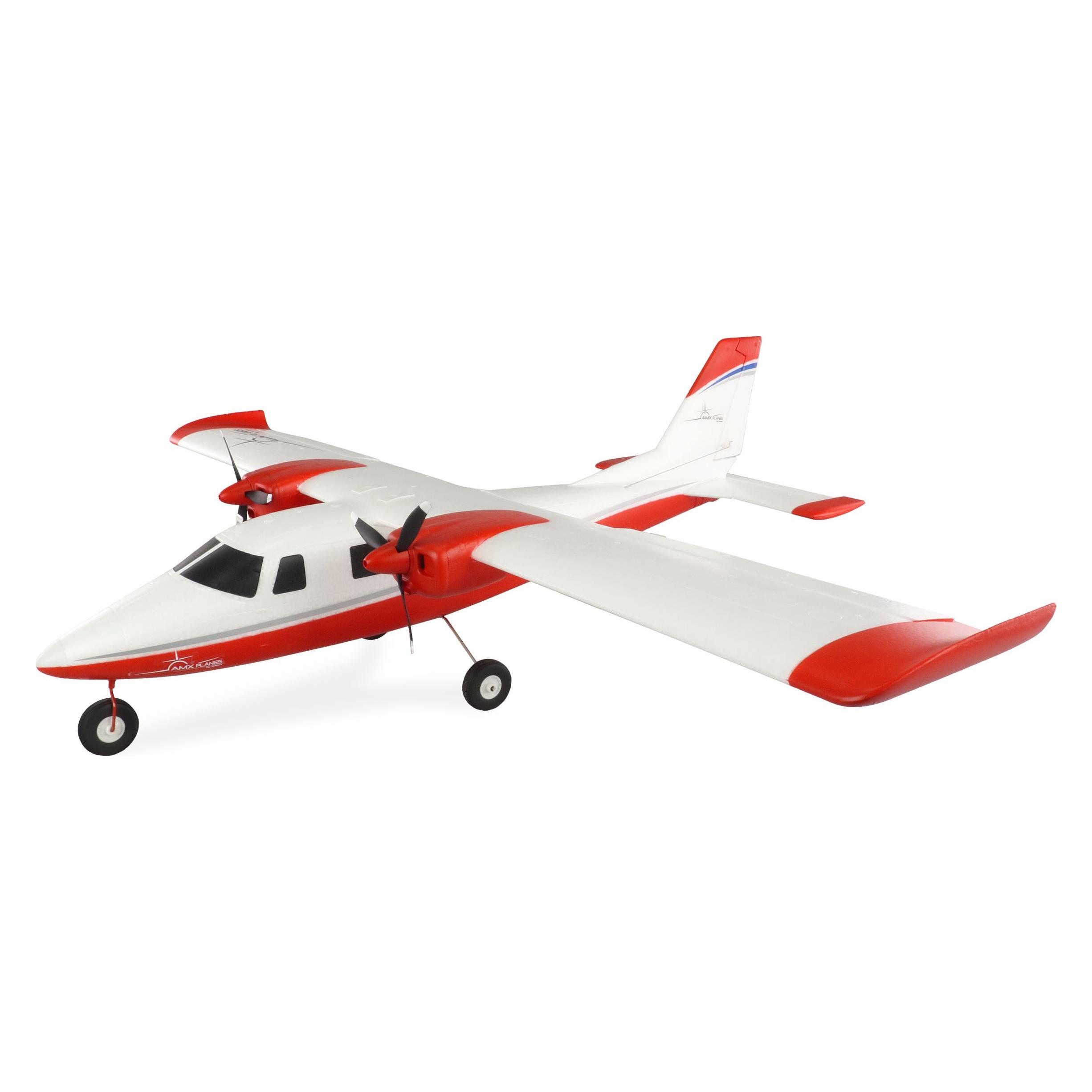 Amewi AMXPlanes P68 Hochdecker rot zweimotorig (Motorflugzeug) (24132)