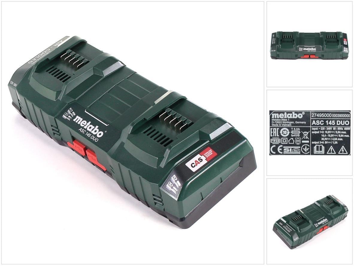 Metabo ASC 145 DUO dubbele snellader 627495000
